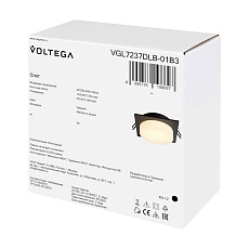Встраиваемый светильник Voltega Грейв / Grave VGL7237DLB-01B3 3