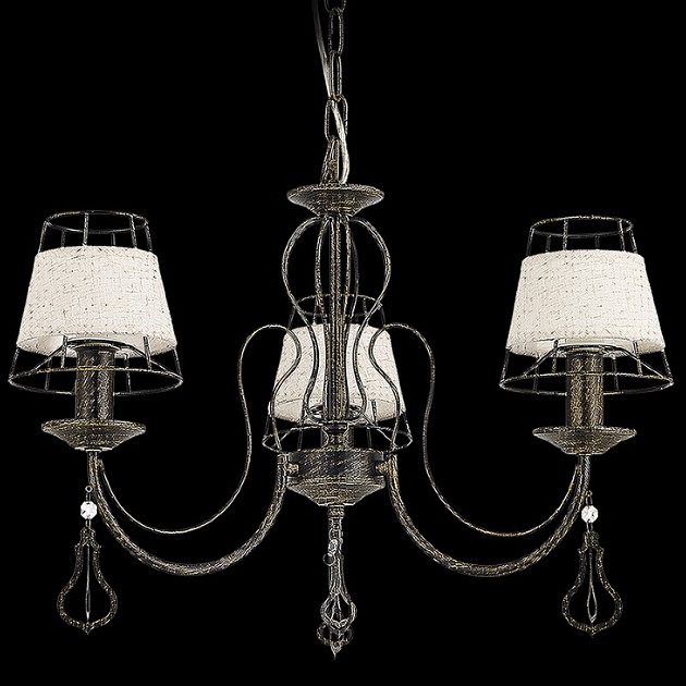 Подвесная люстра Illumico IL2353-3PB-26 BK GD Фото № 1