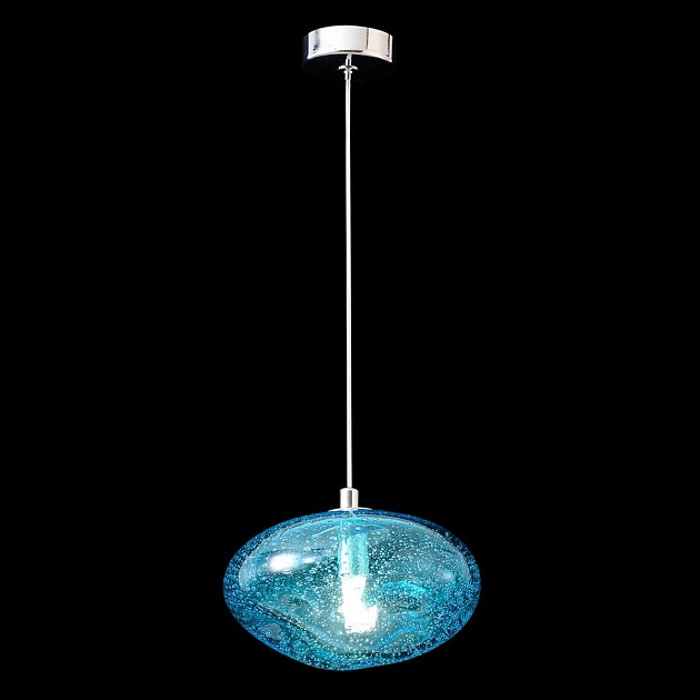 Светильник подвесной Crystal Lux FORMLESS SP1 BLUE изображение 1 Светильник подвесной Crystal Lux FORMLESS SP1 BLUE Фото № 1