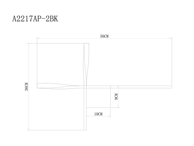 Настенный светодиодный светильник Arte Lamp Acrux A2217AP-2BK Фото № 2