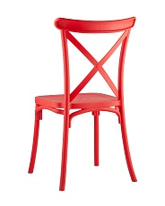 Кухонный стул Stool Group Кроссбэк пластиковый красный Y030 red 5