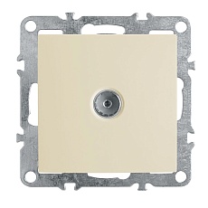 Розетка телевизионная 1-местная (механизм), Stekker, PST00-9108-02 Эрна, слоновая кость 39326