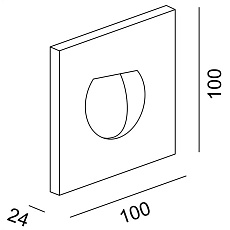 Плафон для встраиваемого светильника Deko-Light Light Base 930423 1