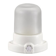 Светильник накладной General под лампу, пылевлагозащищённый (НПБ400) GCF-SNC-60-E27-IP65-W прямой