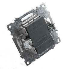 Выключатель одноклавишный Stekker Катрин серебро GLS10-7103-03 39575 4