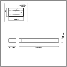 Настенный светодиодный светильник Odeon Light Hightech Arno 3887/12WW 5