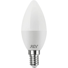 Лампа светодиодная REV C37 Е14 5W 2700K теплый свет свеча 32271 9 1