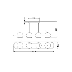 Потолочный светильник Vele Luce Helix VL5153L04 3