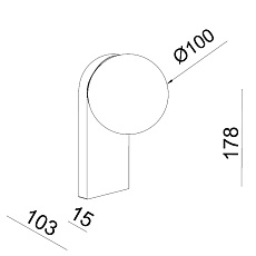 Бра Italline DE-317 gothic 1