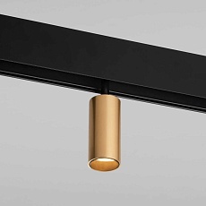 Трековый светодиодный светильник Elektrostandard Slim Magnetic Dim Cantors 85071/01 латунь a063531 2