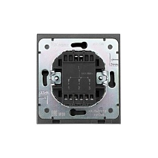 Выключатель STRONG 3 кл 10А с/у графит KRANZ KR-78-0707-6 5