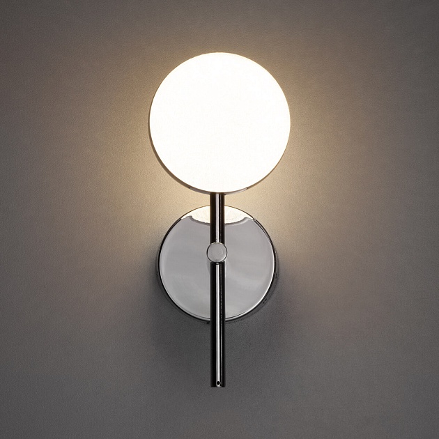 Настенный светодиодный светильник Eurosvet 90173/1 хром Фото № 3