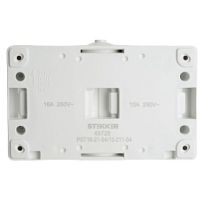 Розетка 1-местная с выключателем Stekker Велена PST16-21-54/10-211-54 49728 2