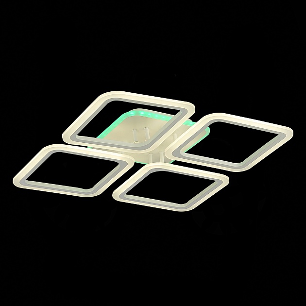 Потолочная светодиодная люстра Evoluce Qutro SLE200452-04RGB изображение 8 Потолочная светодиодная люстра Evoluce Qutro SLE200452-04RGB Фото № 8