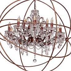 Подвесная люстра Loft IT Foucaults Orb Crystal Loft1897/15 1