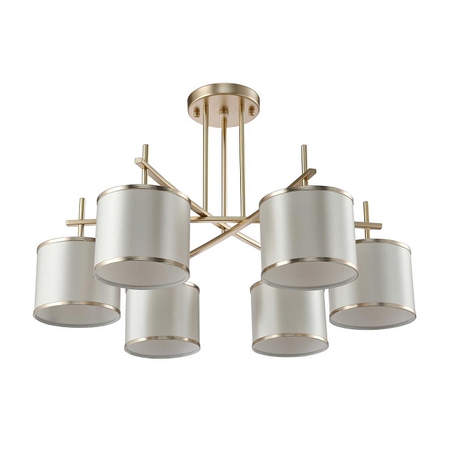 Потолочная люстра Crystal Lux Sergio PL6 Gold Фото № 1