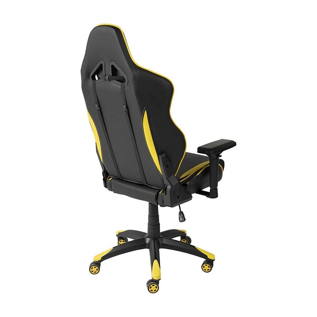 Игровое кресло AksHome Raptor желтый + черный, экокожа 45722 Фото № 12