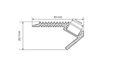 Профиль Arlight ARH-STAIR-W47-2000 ANOD 016148 2