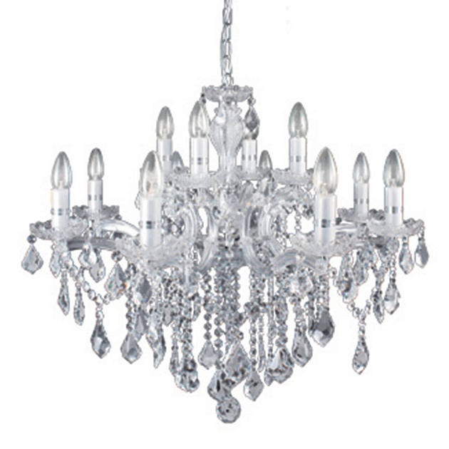 Подвесная люстра Ideal Lux Florian SP12 Cromo 035604 Фото № 1