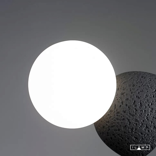 Бра iLamp Foxtrot 10695W/1-D100 BK-WH изображение 7 Бра iLamp Foxtrot 10695W/1-D100 BK-WH Фото № 7