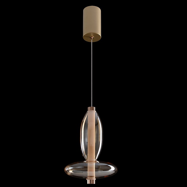 Подвесной светодиодный светильник Crystal Lux Quasar SP7W Led Amber Фото № 7