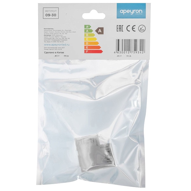 Коннектор L-образный Apeyron 09-30 Фото № 4