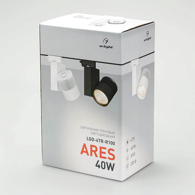Трековый светодиодный светильник Arlight LGD-Ares-4TR-R100-40W Warm3000 026375 фото 5