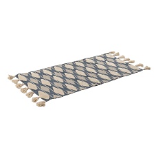 Ковер Tkano из хлопка синего цвета Argyle из коллекции Ethnic, 70х160 см TK18-DR0001 1