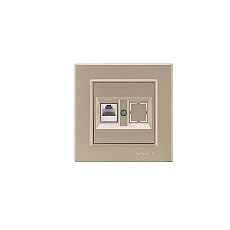 Розетка комп. двойная (1 шт. cat 5) Makel Karea 56057035