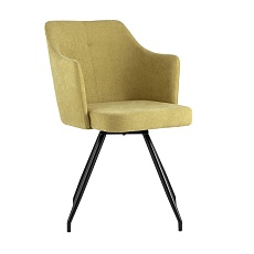 Кухонный стул Stool Group Слинг вращающийся желтый шенилл DC-99005 RH309-11