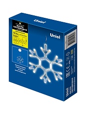 Подвесной светодиодный светильник «Снежинка» Uniel ULD-H1819-012/STA/3AAA Warm White IP20 Snowflake UL-00007251 5