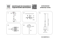 Подвесной светодиодный светильник Lightstar Emisfero 737540 1