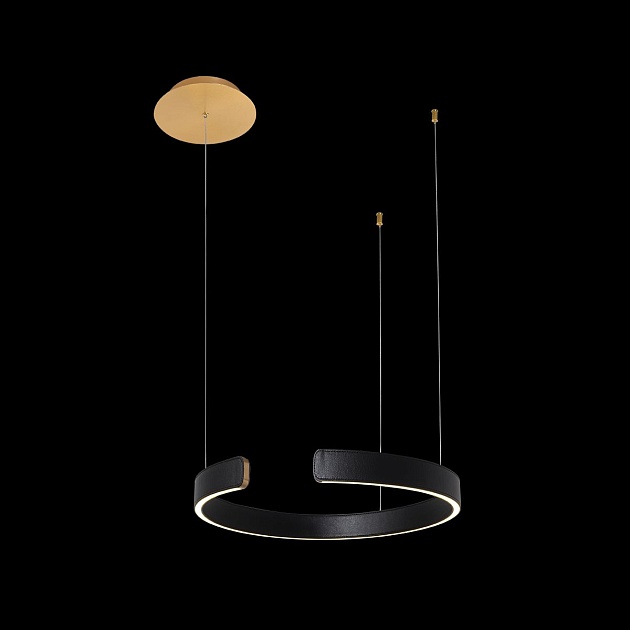 Подвесной светодиодный светильник Loft IT Ring 10025/400 Black Фото № 5