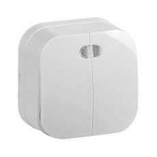 Выключатель двухклавишный IEK Glory белый EVH21-K01-10