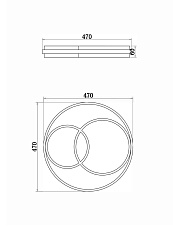 Потолочный светильник Freya FR10029CL-L70B 1
