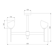 Подвесная люстра Eurosvet Arrista 60130/6 хром Smart 3