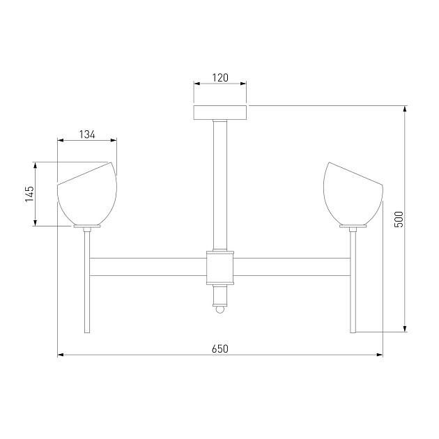 Подвесная люстра Eurosvet Arrista 60130/6 хром Smart Фото № 4