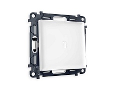 Комплект механизма 1-кл выключателя AMBRELLA VOLT с подсветкой 5600K ALFA Белый матовый QUANT (AP1220, VM101, G14W) MA122015