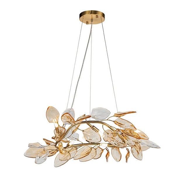 Подвесная люстра Indigo Olivo 11043/6P Amber V000449 изображение 1 Подвесная люстра Indigo Olivo 11043/6P Amber V000449 Фото № 1