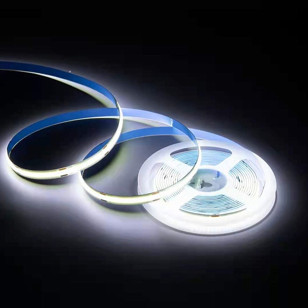 Светодиодная лента Apeyron 10W/m 560LED/m COB теплый/холодный белый 5M 00-492 изображение 3 Светодиодная лента Apeyron 10W/m 560LED/m COB теплый/холодный белый 5M 00-492 Фото № 3