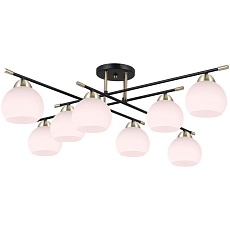 Потолочный светильник ILLUMICO IL0446-8CSQ-24 BK AB LIBRA 1