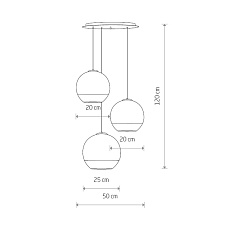 Подвесная люстра Nowodvorski Globe PLus 7607 1