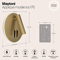Светодиодный спот Maytoni Ios 176 C176-WL-01-6W-MG 1