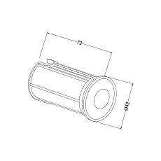 Ландшафтный светодиодный светильник Maytoni Flash O044DL-L1S3K2 5