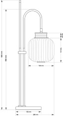 Настольный светильник KUTEK ALBA ALB-LG-1(ZM) 1