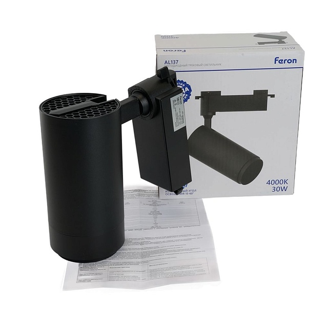 Трековый светодиодный светильник Feron AL137 51178 изображение 2 Трековый светодиодный светильник Feron AL137 51178 Фото № 2