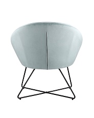 Кресло Stool Group Колумбия вельвет пыльно-голубой DOUMBIA HLR-60 3