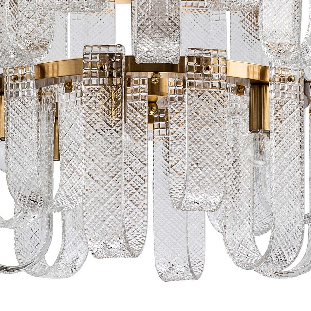 Подвесная люстра Indigo BRINA 12027/18P Brass V000366 изображение 2 Подвесная люстра Indigo BRINA 12027/18P Brass V000366 Фото № 2