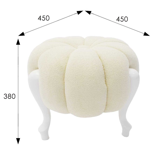 Банкетка Мебелик Тыква 007597 изображение 3 Банкетка Мебелик Тыква 007597 Фото № 3