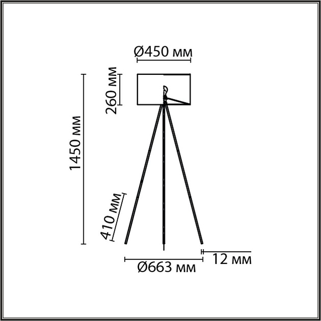 Торшер Lumion Neoclassi Tapioka 8077/1F Фото № 2